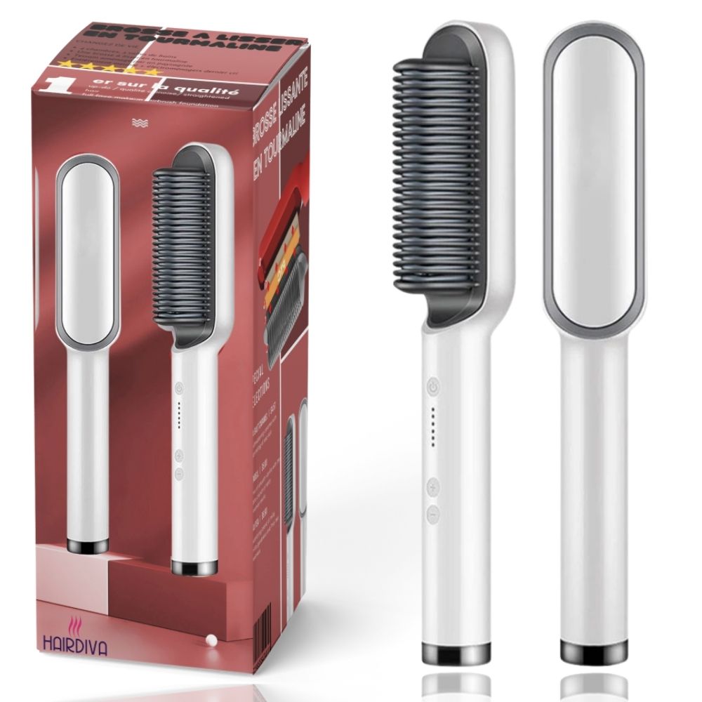 Brosse Lissante - Lisseur Cheveux Professionnelle