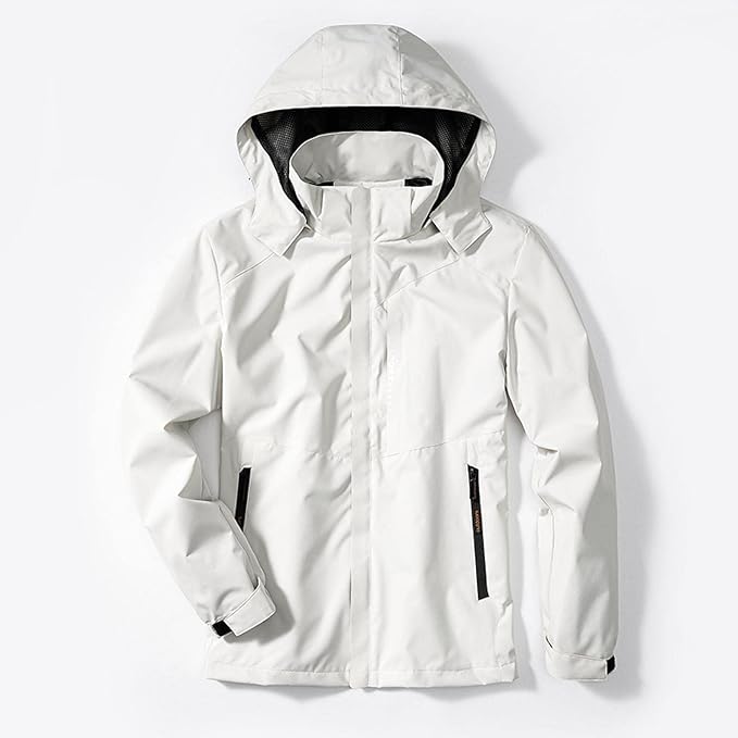 Veste Homme Mi Saison à Capuche Beige