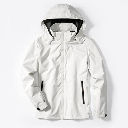 Veste Homme Mi Saison à Capuche Beige