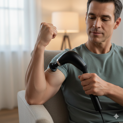Fascial gun massage
