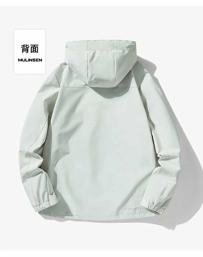 Veste Homme Mi Saison à Capuche Beige