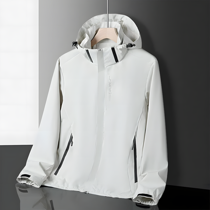 Veste Homme Mi Saison à Capuche Beige